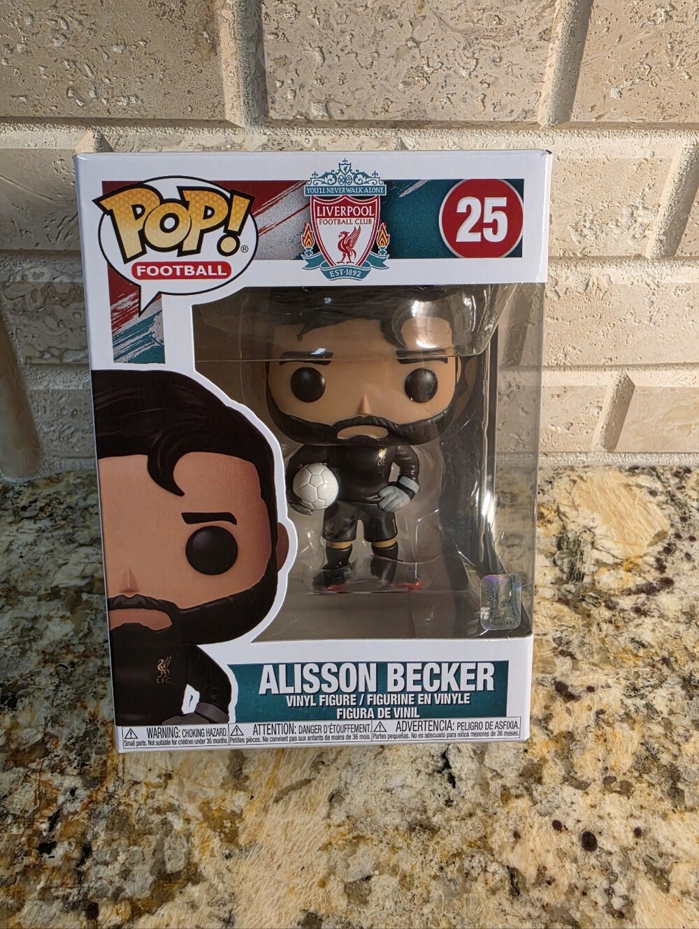 Funko Pop! Football: Liverpool - Alisson Becker #25 Vinyl Collectible Figure